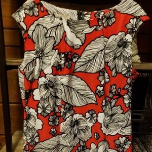 Floral Print Sheath Dress